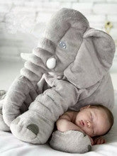 MANOUNOU ™ ǀ Oreiller en peluche d'éléphant