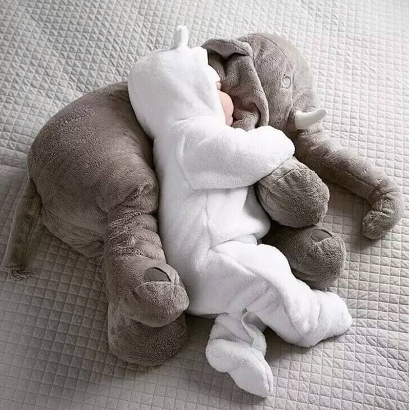 MANOUNOU ™ ǀ Oreiller en peluche d'éléphant