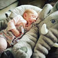 MANOUNOU ™ ǀ Oreiller en peluche d'éléphant