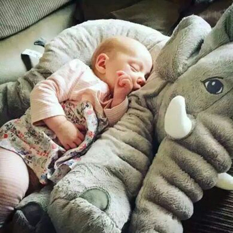 MANOUNOU ™ ǀ Oreiller en peluche d'éléphant